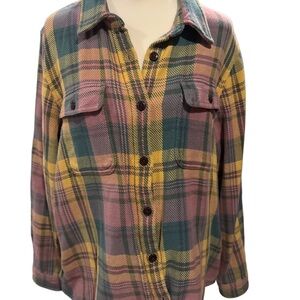 L.L. Bean Multicolor Plaid Button-Down Shirt
